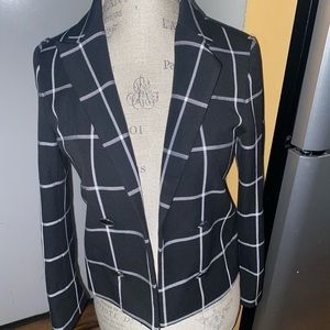 plaid blazer